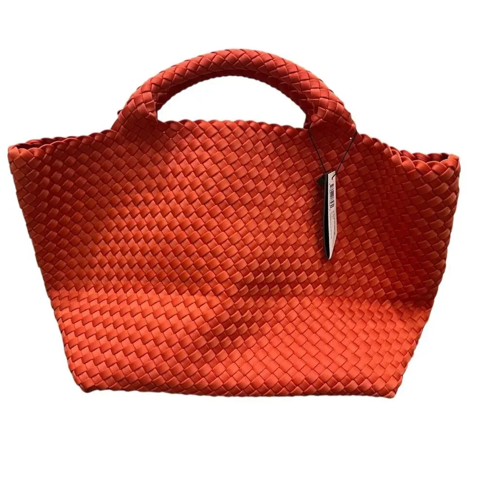 Naghedi Medium St. Barths Medium Tote Bonaire Orange NWT - Picture 2 of 7